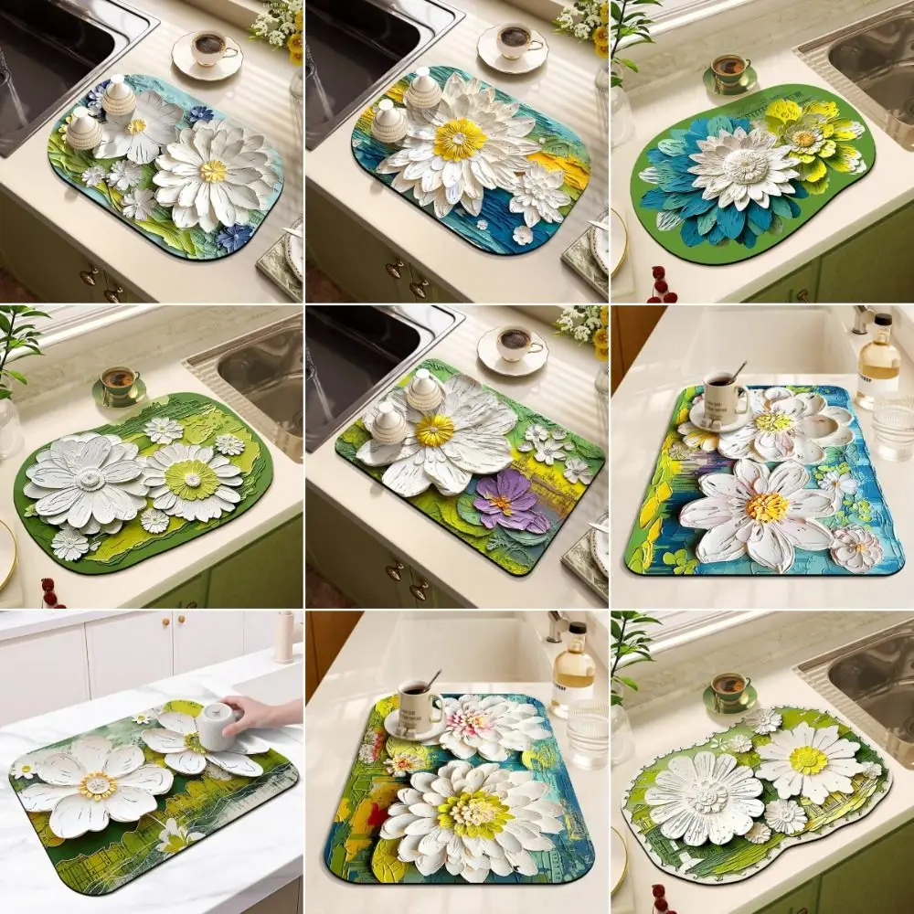30*40 см коврик для слива кофе, водопоглощающий мягкий кухонный смеситель, подставка для столовых приборов, нескользящий ковер в форме цветка для ванной комнаты
30*40 см коврик для слива кофе, водопоглощающий мягкий кухонный смеситель, подставка для столовых приборов, нескользящий ковер в форме цветка для ванной комнаты