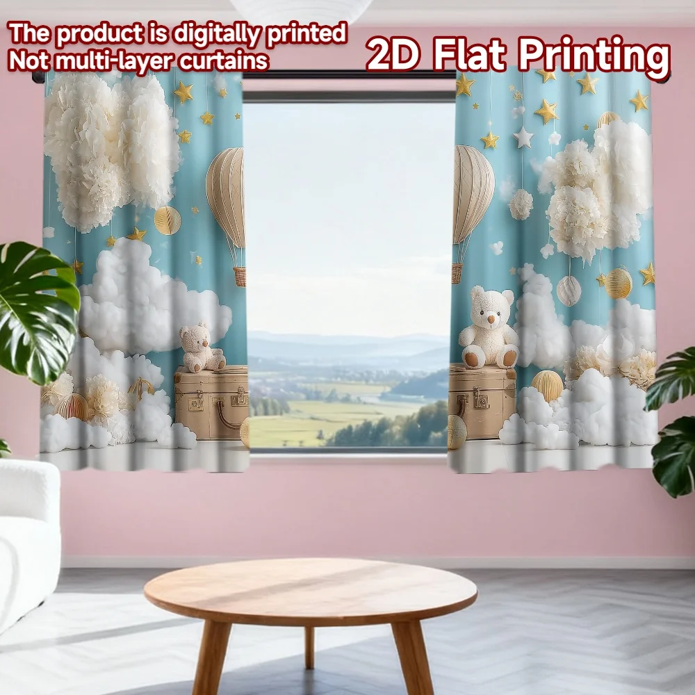 2D flat printing 2pcs Curtains Balloon Dream Digital Printed Polyester Drapes Family Party Perfect for Event Decoration Perfect
2D flat printing 2pcs Curtains Balloon Dream Digital Printed Polyester Drapes Family Party Perfect for Event Decoration Perfect
