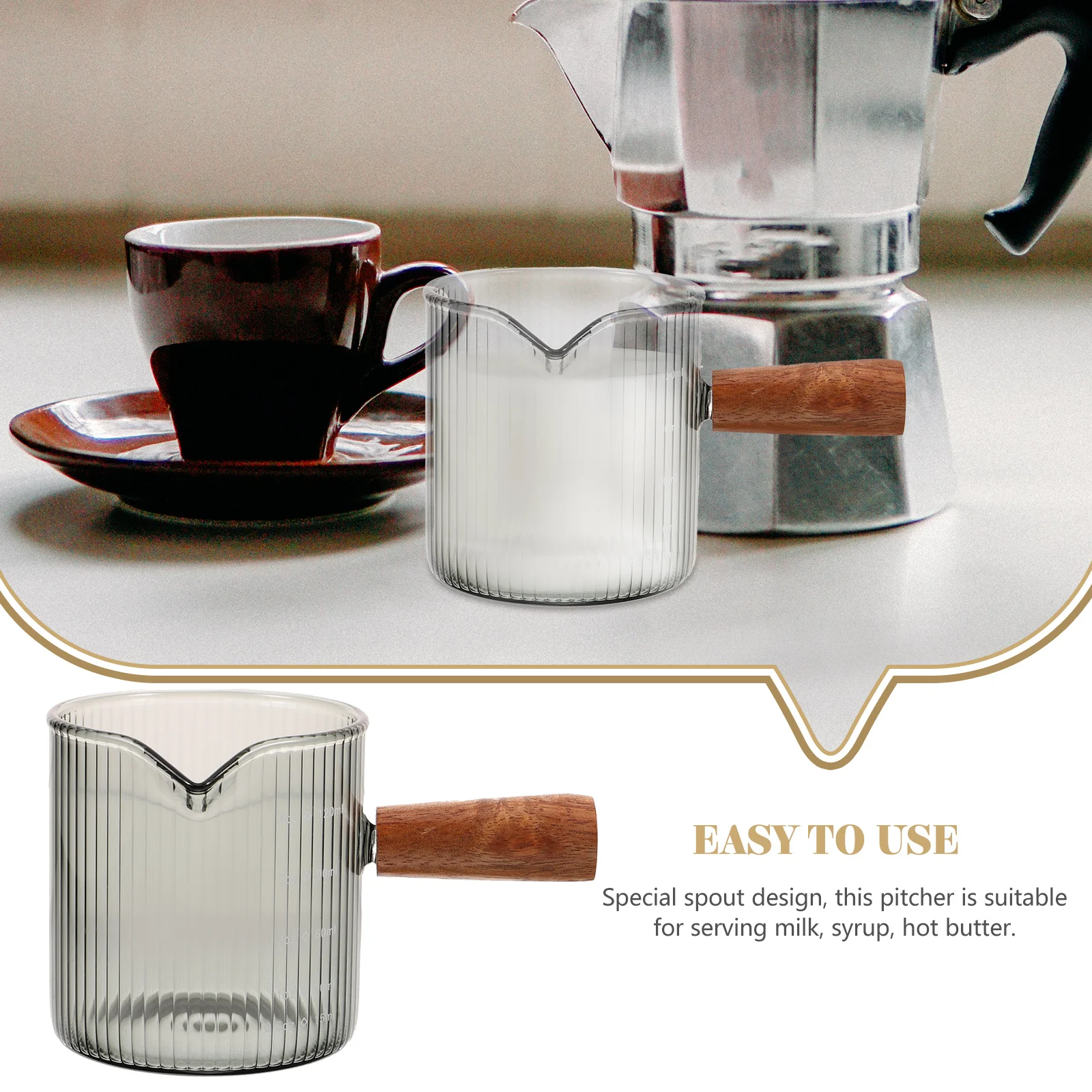 Stainless Steel Espresso Milk Creamer Container for Coffee Bar Latte Art Lightweight Glass Compatible Easy to Clean Kitchen Tool
Stainless Steel Espresso Milk Creamer Container for Coffee Bar Latte Art Lightweight Glass Compatible Easy to Clean Kitchen Tool