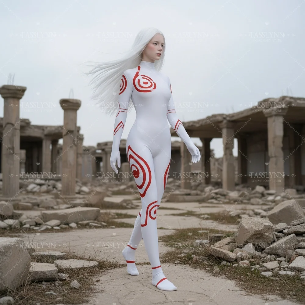 Deadman Wonderland Shiro Cosplay Zentai Bodysuit White Jumpsuit Women Anime Costume for Halloween Comic Con Shiro Cosplay
Deadman Wonderland Shiro Cosplay Zentai Bodysuit White Jumpsuit Women Anime Costume for Halloween Comic Con Shiro Cosplay