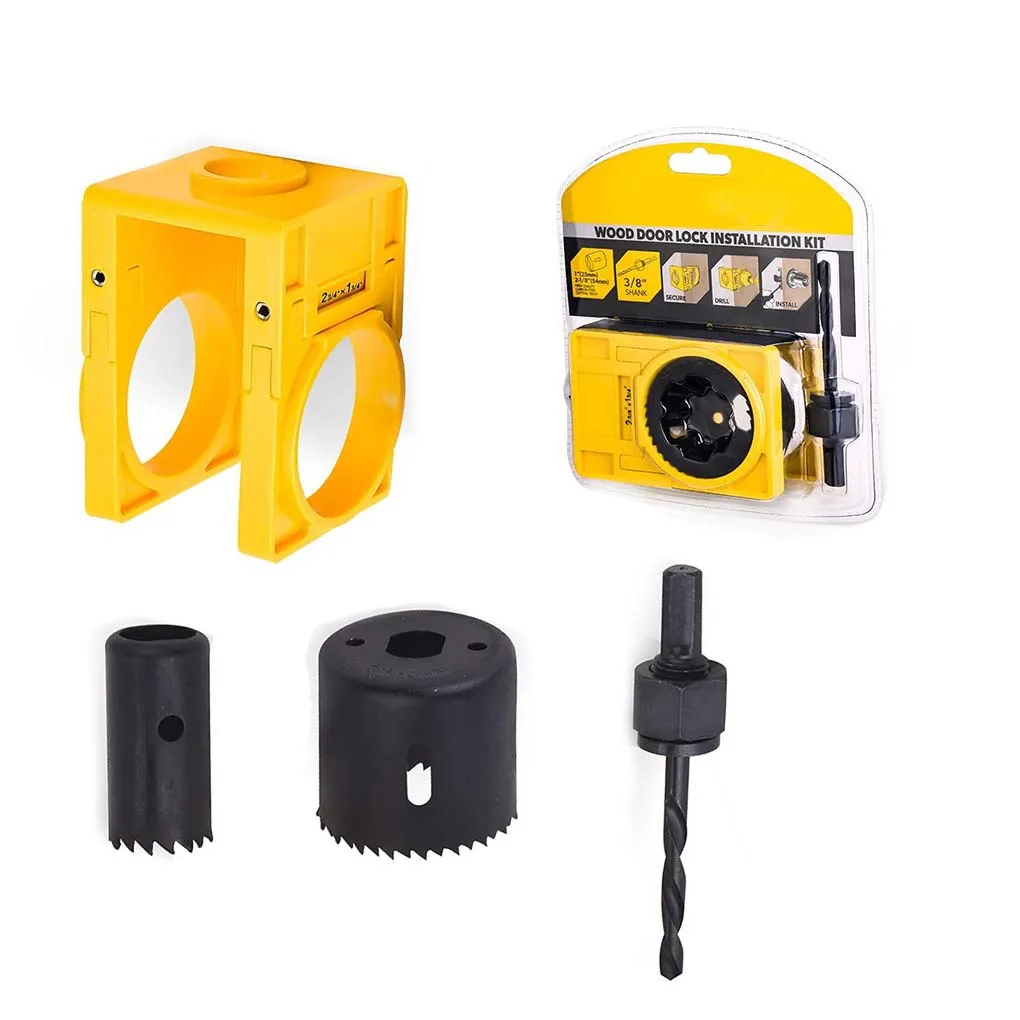 1set Hole Cutter For Wooden Doors Drill Bit Door Lock Installation Kit Carbon Steel Hole Cutter Power Tools Replacement Fittings
1set Hole Cutter For Wooden Doors Drill Bit Door Lock Installation Kit Carbon Steel Hole Cutter Power Tools Replacement Fittings
