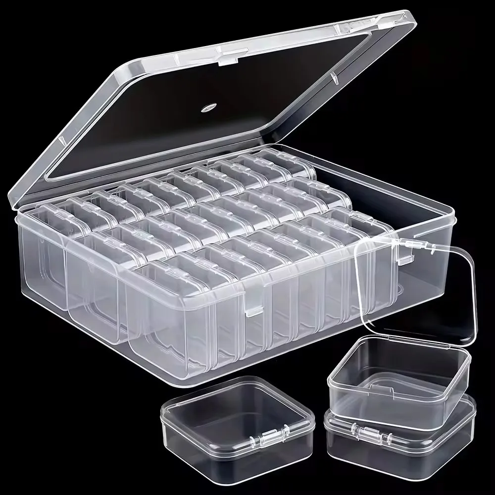 DIY Diamond Painting Embroidery Storage Box 30/15/14Grids Art Embroidery Accessories Beads Display Sorting Box Storage Container
DIY Diamond Painting Embroidery Storage Box 30/15/14Grids Art Embroidery Accessories Beads Display Sorting Box Storage Container