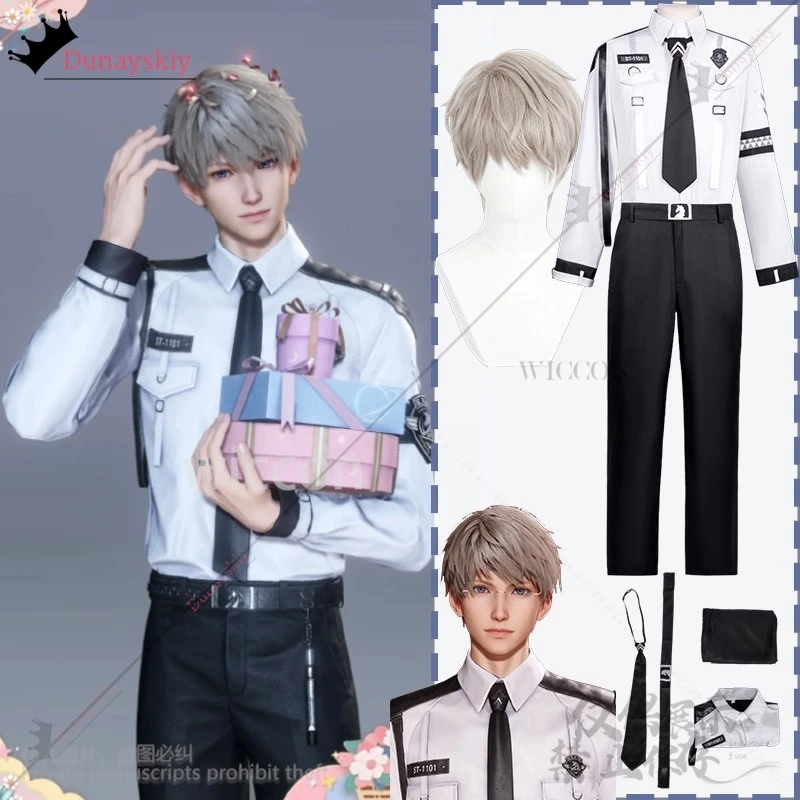 Аниме игра аниме Love And Deepspace косплей костюм Xavier сексуальная белая рубашка черные брюки парик комплект красивая униформа Cos по индивидуальному заказу
Аниме игра аниме Love And Deepspace косплей костюм Xavier сексуальная белая рубашка черные брюки парик комплект красивая униформа Cos по индивидуальному заказу