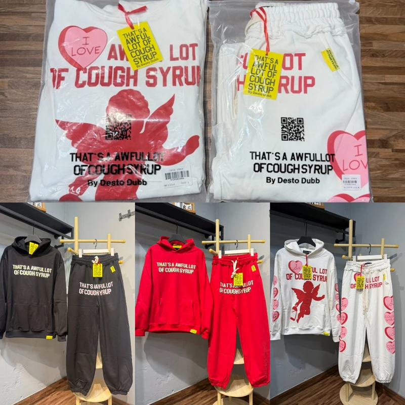 2026 That's A Awful Lot of Cough Syrup Hoodie Streetwear High Quality Angel Printed Sweatshirt Retro Casual Sweatpants
2026 That's A Awful Lot of Cough Syrup Hoodie Streetwear High Quality Angel Printed Sweatshirt Retro Casual Sweatpants