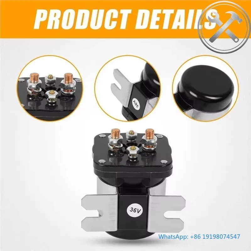 Solenoid 36V 4 Terminal 20468G1 Golf Cart Electrical Control Valve Parts
Solenoid 36V 4 Terminal 20468G1 Golf Cart Electrical Control Valve Parts