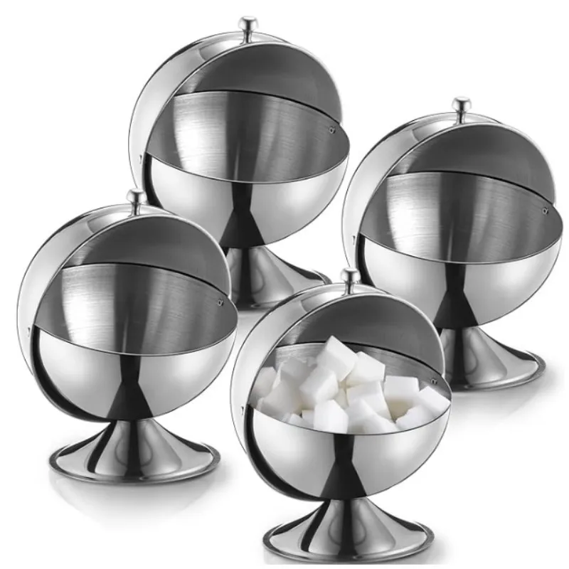 Home Stainless Steel Kitchen Spherical Sugar Bowl Seasoning Bottle Spice Tank Can Flip Kruidenpot Tarro De Especias High Quality
Home Stainless Steel Kitchen Spherical Sugar Bowl Seasoning Bottle Spice Tank Can Flip Kruidenpot Tarro De Especias High Quality