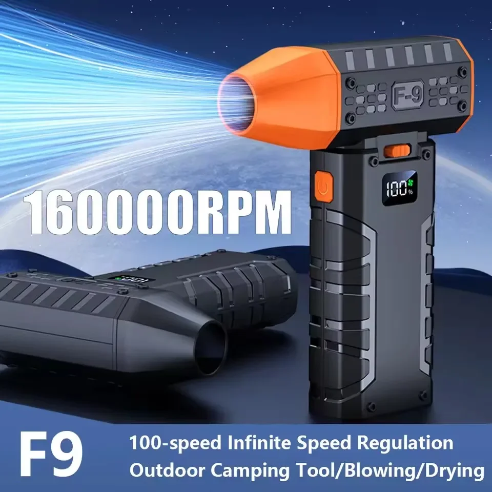 Мини-воздуходувка 160000 об/мин, ручной электрический турбореактивный вентилятор, 52 м/с, скорость ветра, бесщеточный двигатель, жестокий вентилятор со светодиодным дисплеем
Мини-воздуходувка 160000 об/мин, ручной электрический турбореактивный вентилятор, 52 м/с, скорость ветра, бесщеточный двигатель, жестокий вентилятор со светодиодным дисплеем