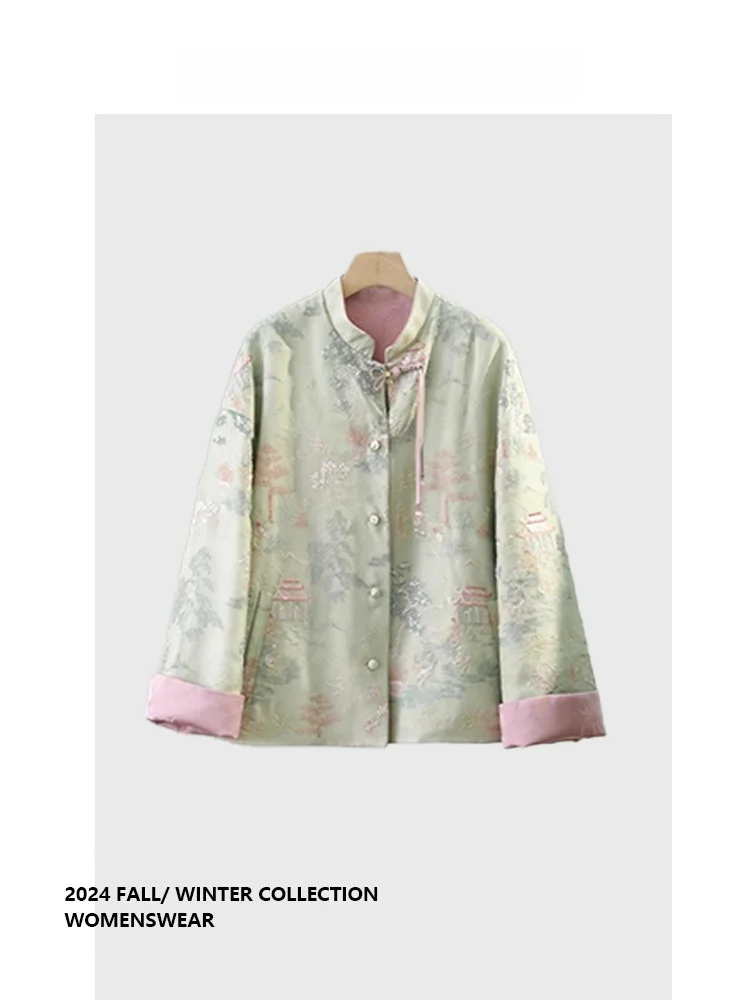 Легкая женская куртка Forever 21 в китайском стиле, новая модная повседневная удлиненная куртка свободного кроя для осеннего сезона
Легкая женская куртка Forever 21 в китайском стиле, новая модная повседневная удлиненная куртка свободного кроя для осеннего сезона