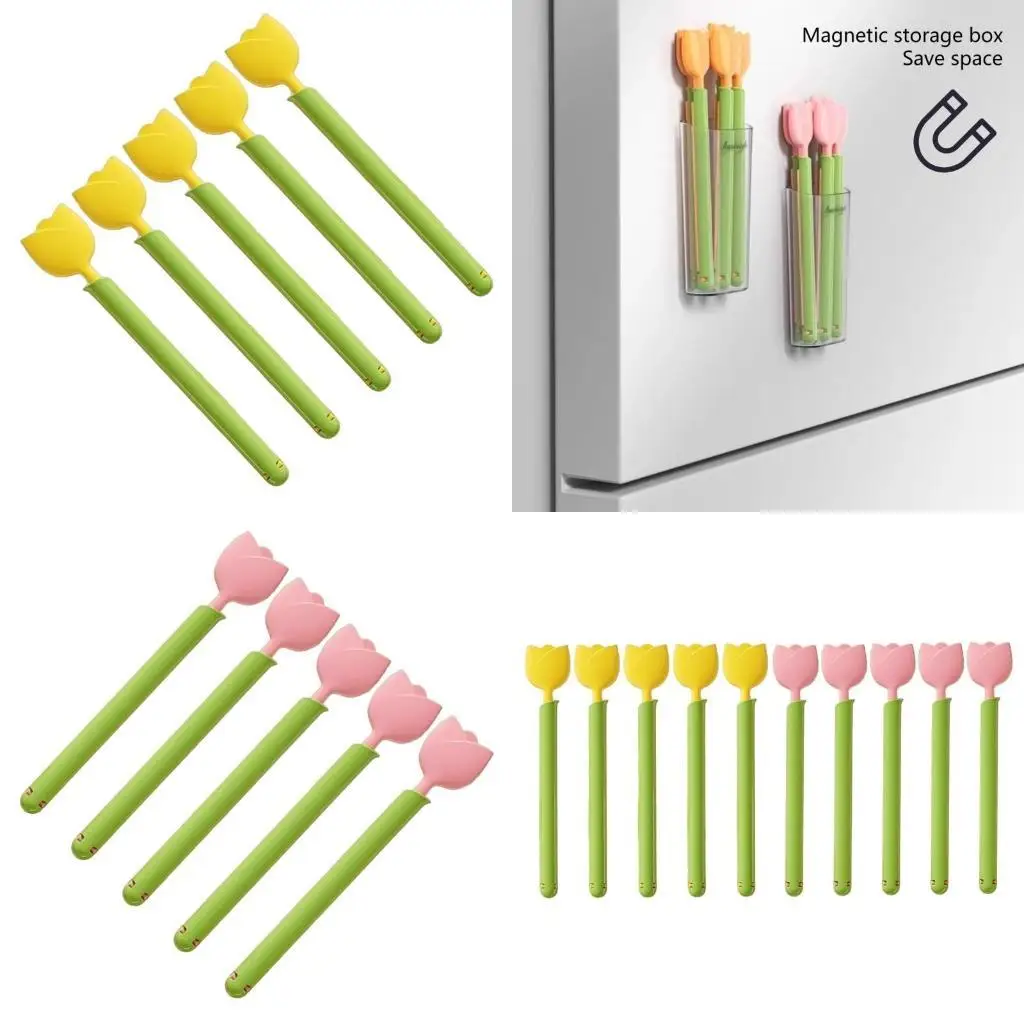 E8BD Tulips Designs Sealing Clip Set With Holder Convenient for Freshness and Convenience Daily Casual Use
E8BD Tulips Designs Sealing Clip Set With Holder Convenient for Freshness and Convenience Daily Casual Use