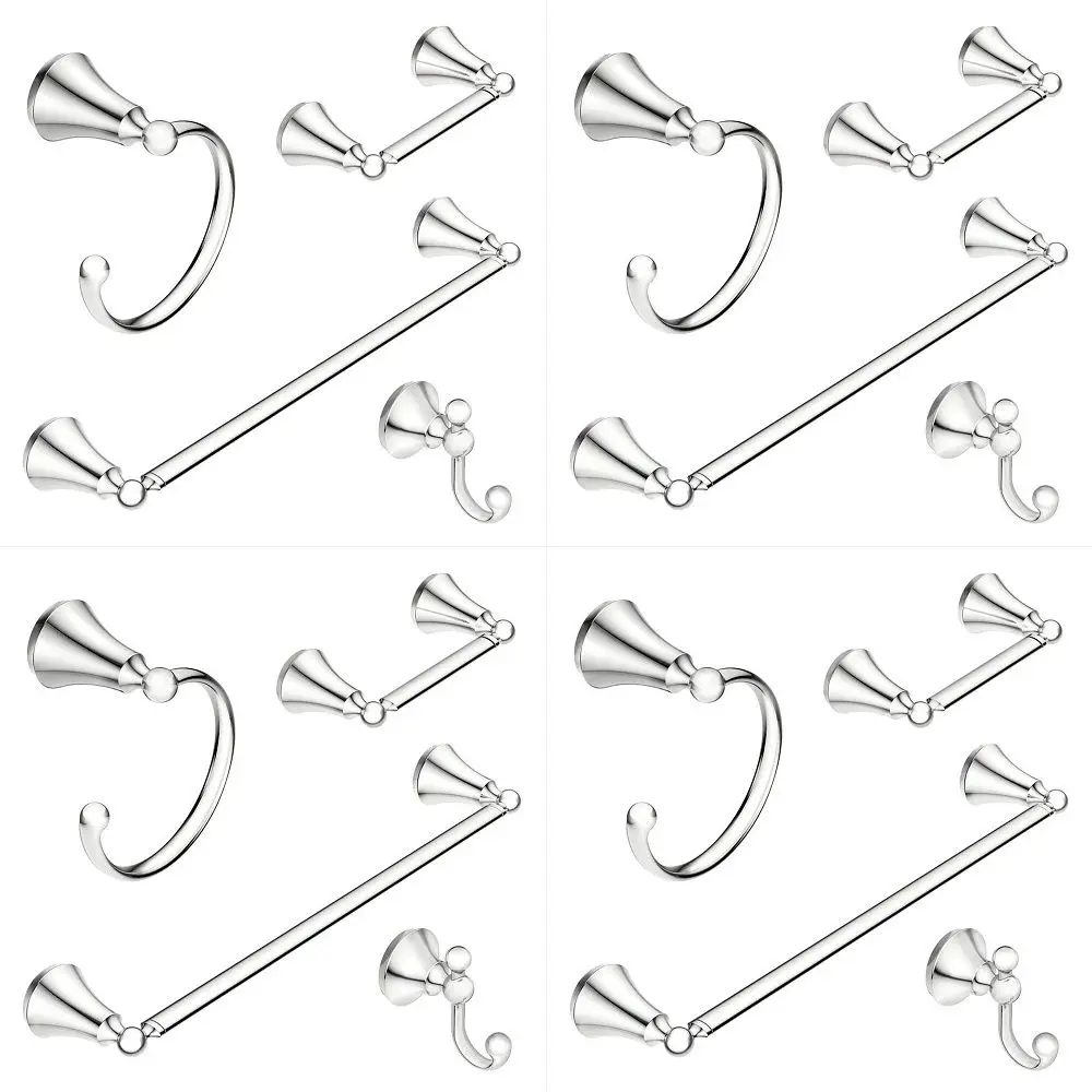 KAWYN4CH Wynford 4Piece Acessory Kit, Chrome,
KAWYN4CH Wynford 4Piece Acessory Kit, Chrome,