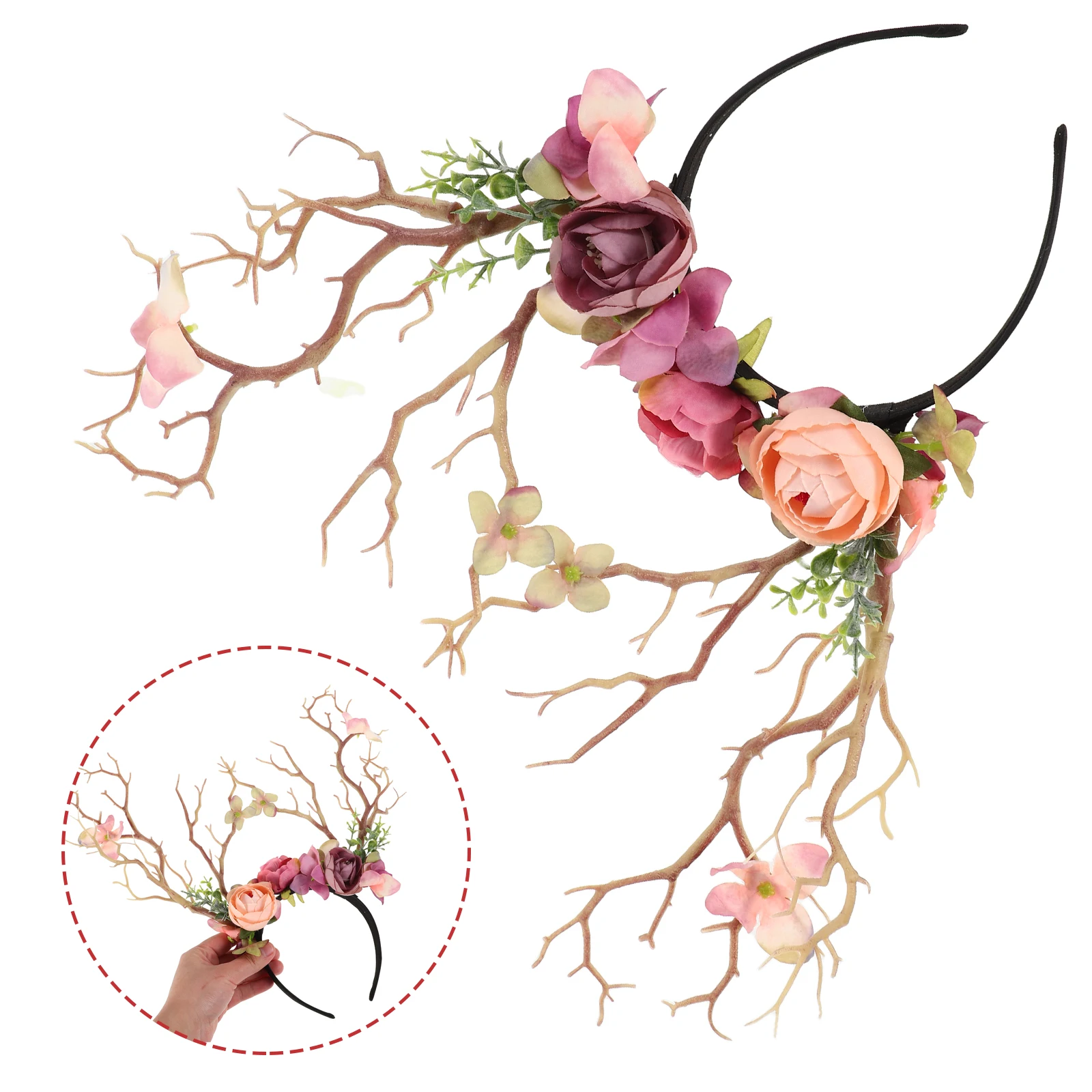 Simulated Fake Flower Hairband Headbands Cherry Blossom Branch Artificial Leaves Decor Stem Flowers Indoor Floral Arrangements
Simulated Fake Flower Hairband Headbands Cherry Blossom Branch Artificial Leaves Decor Stem Flowers Indoor Floral Arrangements