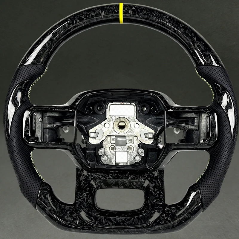 Steering Wheel with Yellow Stitching for Ford Raptoe F150 Ranger 2018 2019 2020 2021 Forged Carbon Fiber for F150 Customizable
Steering Wheel with Yellow Stitching for Ford Raptoe F150 Ranger 2018 2019 2020 2021 Forged Carbon Fiber for F150 Customizable