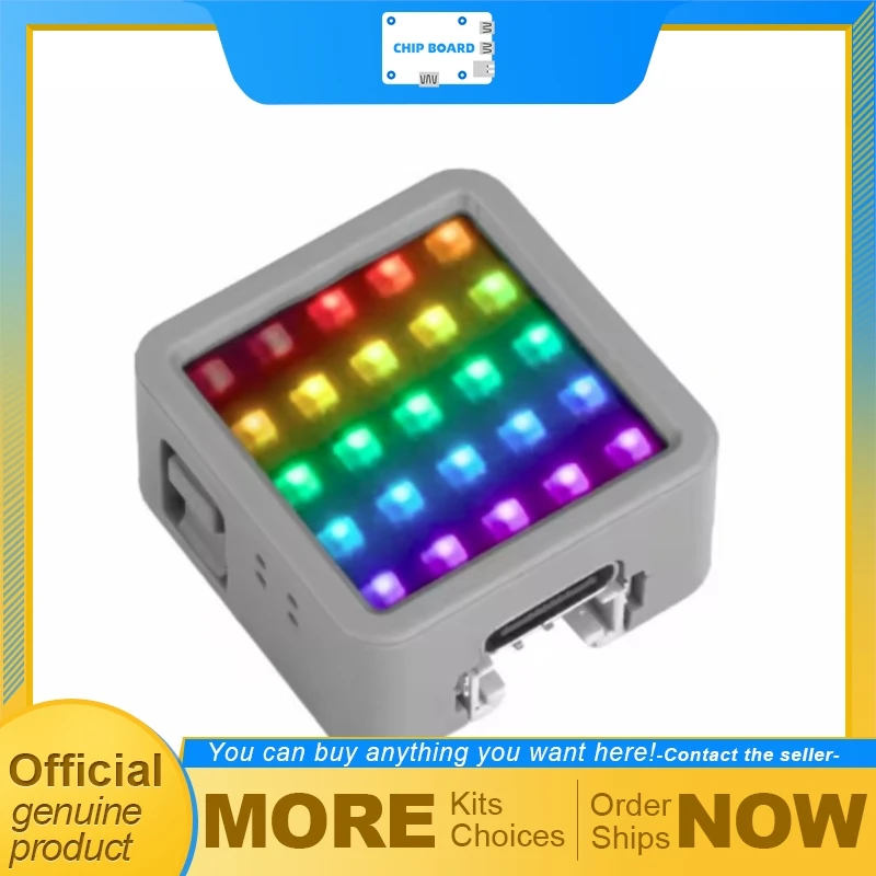 M5Stack Atom-Matrix v1.1 ESP32-PICO-D4 Board, BMI270 Motion Sensor, RGB Matrix LED IoT Dev Kit