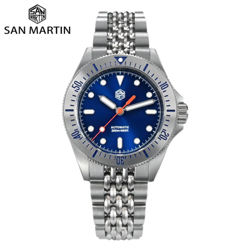 San Martin 38.8mm NH35 Watch Men For Diving Sport Saat On The Fly Adjustable Clasp Enamel Dial Sapphire Relojes 20Bar SN0044B
San Martin 38.8mm NH35 Watch Men For Diving Sport Saat On The Fly Adjustable Clasp Enamel Dial Sapphire Relojes 20Bar SN0044B