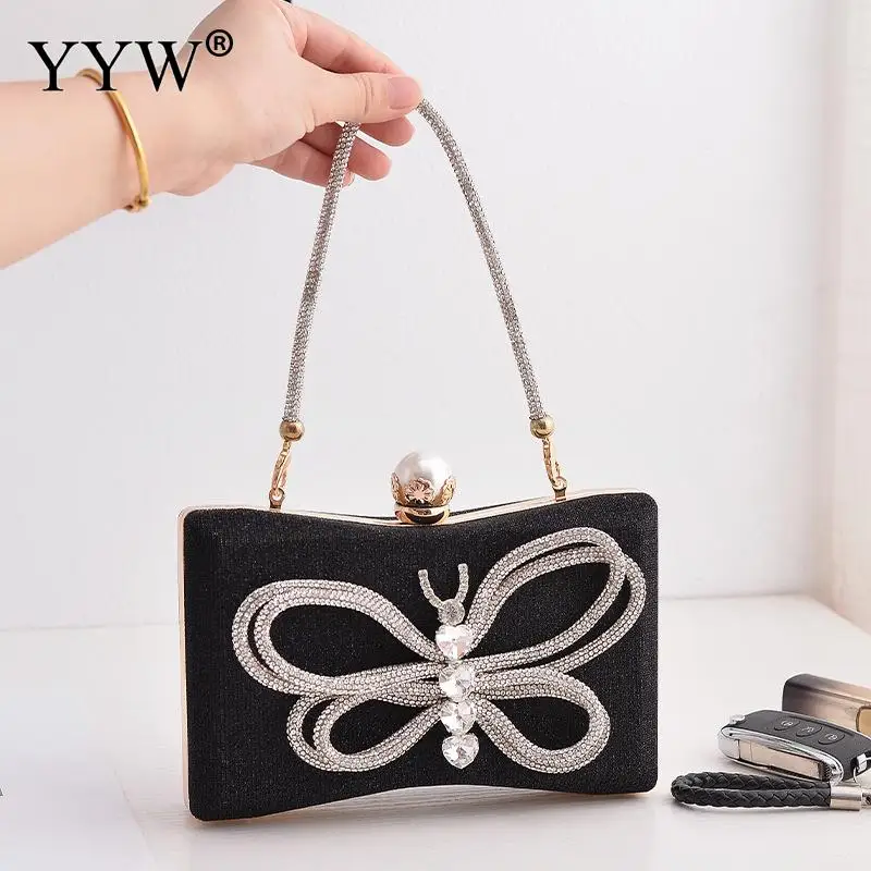Luxury Diamonds Bow Evening Bag Designer Rhinestone Women Party Handbags Wedding Shinny Clutch Wallet Shoulder Crossbody Bag
Luxury Diamonds Bow Evening Bag Designer Rhinestone Women Party Handbags Wedding Shinny Clutch Wallet Shoulder Crossbody Bag