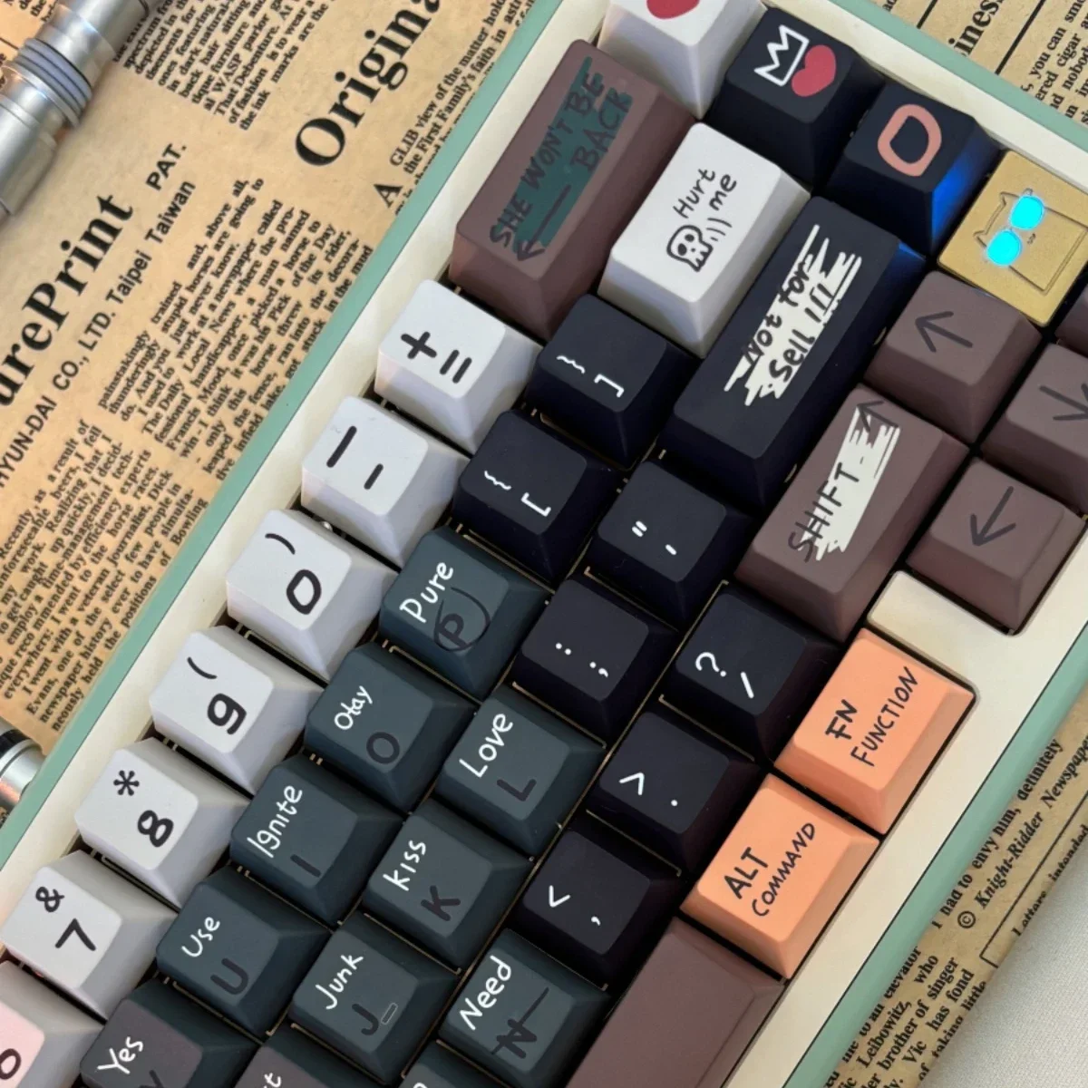Love story Thickened material 1.7-1 Thickness Original height Five-sided sublimation keycap
Love story Thickened material 1.7-1 Thickness Original height Five-sided sublimation keycap
