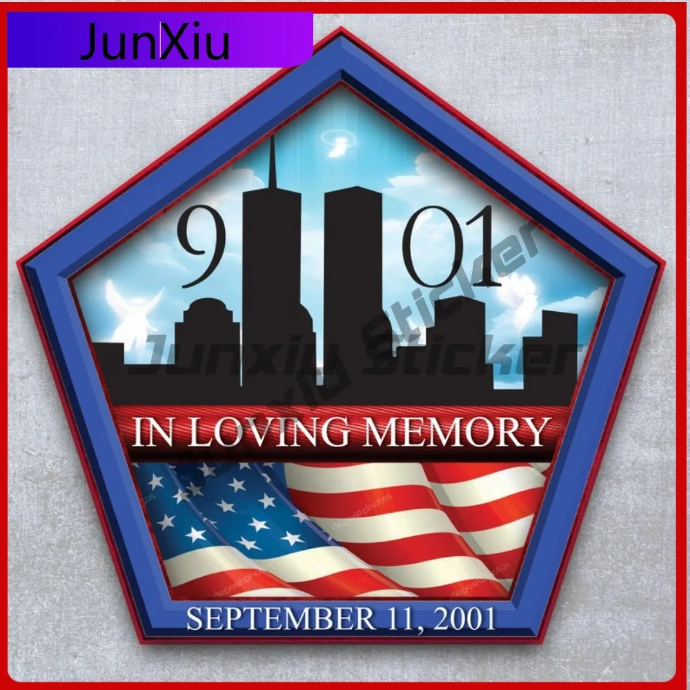 9-11 Memorial Sticker In Loving Memory World Trade Towers Angels Stickers Waterproof Scratch-proof Exterior Decal Car Bicycle
9-11 Memorial Sticker In Loving Memory World Trade Towers Angels Stickers Waterproof Scratch-proof Exterior Decal Car Bicycle