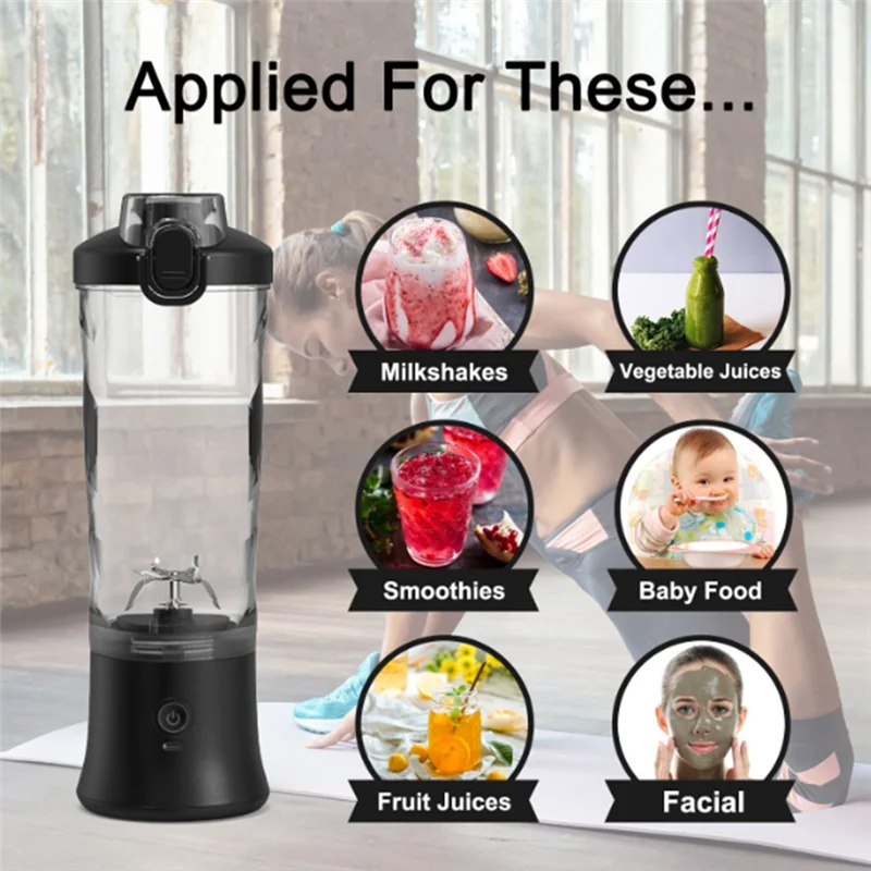 X11A 600Ml Portable Mini Blender USB Rechargeable Large Capacity Travel Blender Portable Smoothies
X11A 600Ml Portable Mini Blender USB Rechargeable Large Capacity Travel Blender Portable Smoothies