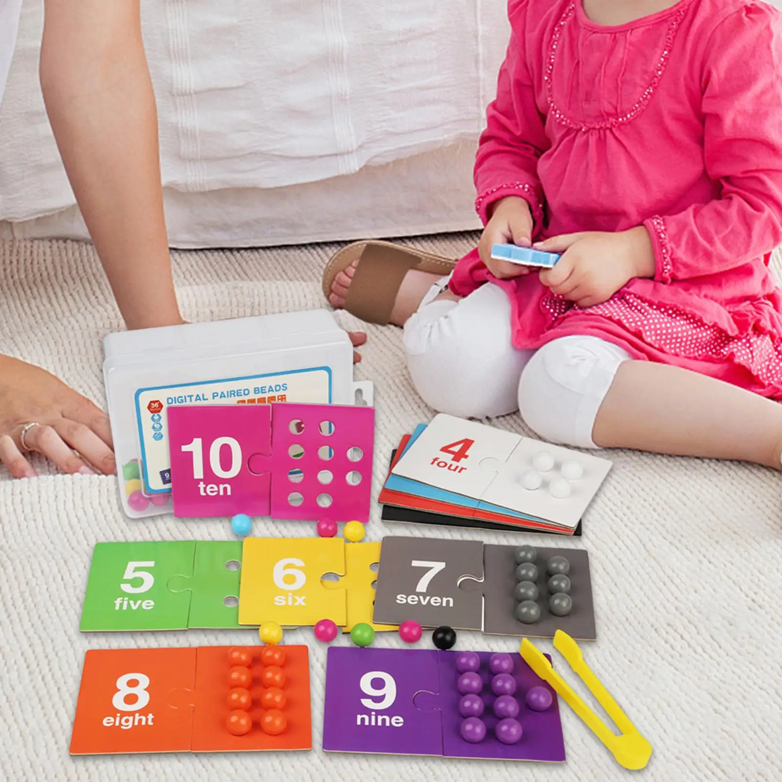 Color Sorting Toy Beads Matching Toy Color Matching Game Early Education Kids Learning Math Games for Gifts Classroon Party Toy
Color Sorting Toy Beads Matching Toy Color Matching Game Early Education Kids Learning Math Games for Gifts Classroon Party Toy