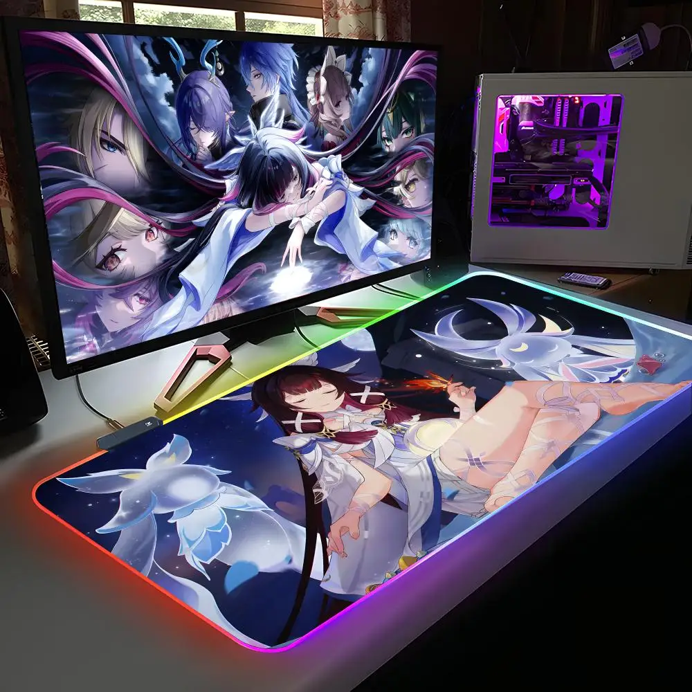 Genshin Impact Columbina Mouse Pad RGB Rubber Computer Laptop Official Game Colored esports Aesthetic Pretty Fashion Luxury Mat
Genshin Impact Columbina Mouse Pad RGB Rubber Computer Laptop Official Game Colored esports Aesthetic Pretty Fashion Luxury Mat