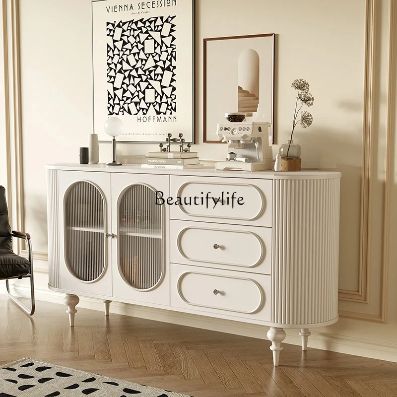 French side cabinet solid wood retro French Changhong glass restaurant cupboard cream
French side cabinet solid wood retro French Changhong glass restaurant cupboard cream