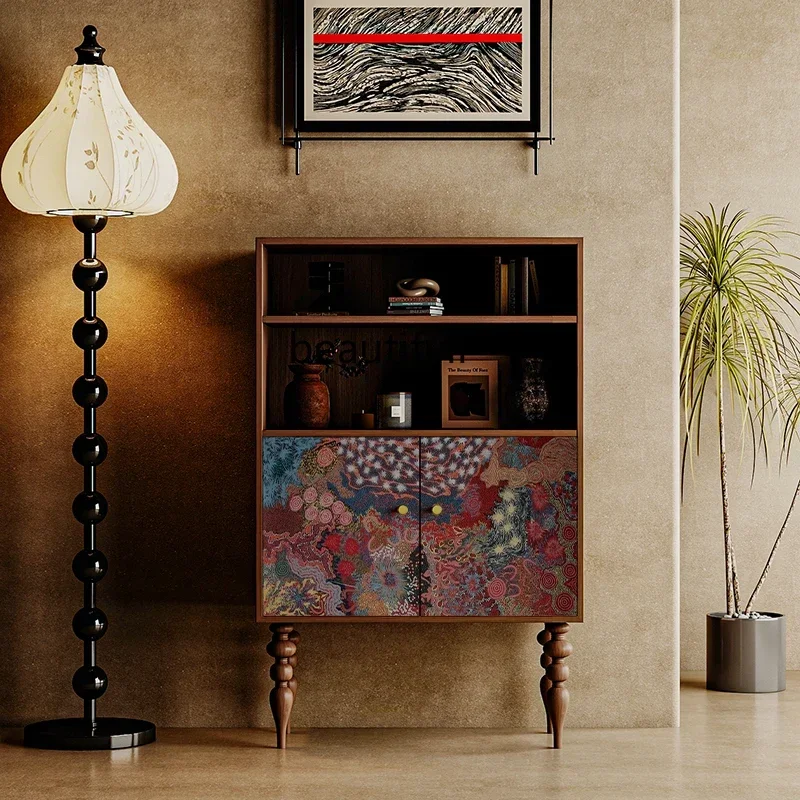ss K178 ss25 Retro art splicing painting bucket cabinet, living room dining side cabinet, sofa side wall storage and decoration 
ss K178 ss25 Retro art splicing painting bucket cabinet, living room dining side cabinet, sofa side wall storage and decoration