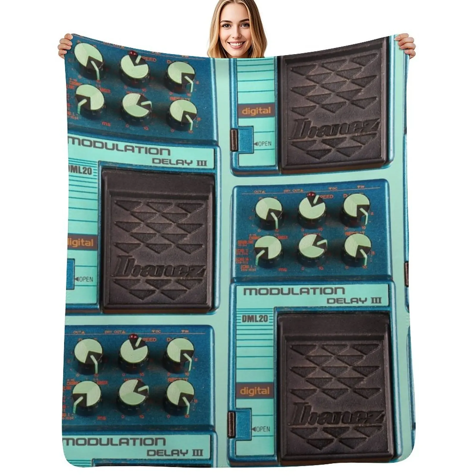 Guitar Pedal Ibanez DML 20 Modulation Delay III Aqua Throw Blanket Retros cosplay anime warm for winter Hair Blankets
Guitar Pedal Ibanez DML 20 Modulation Delay III Aqua Throw Blanket Retros cosplay anime warm for winter Hair Blankets