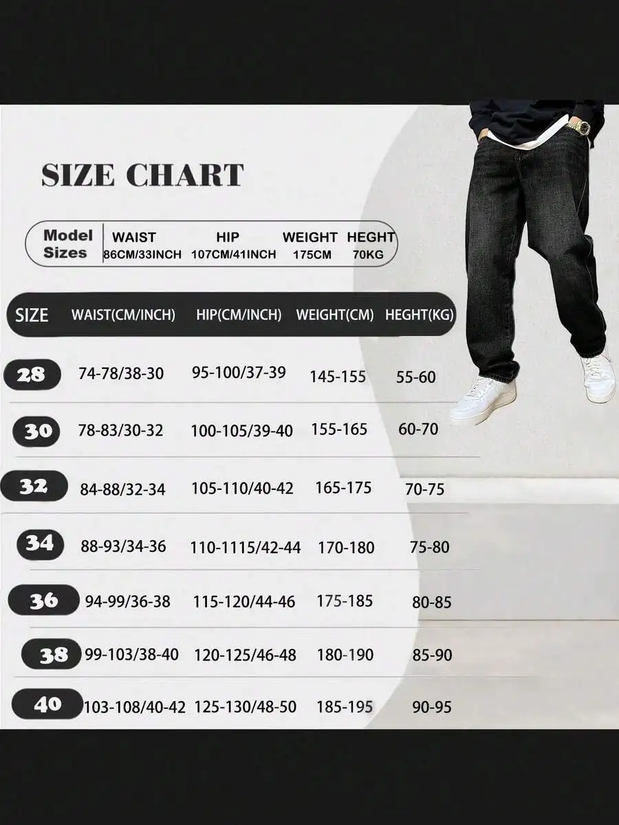 Mens Washed Loose Straight Fit Denim Jeans Casual Everyday Grunge Style
Mens Washed Loose Straight Fit Denim Jeans Casual Everyday Grunge Style