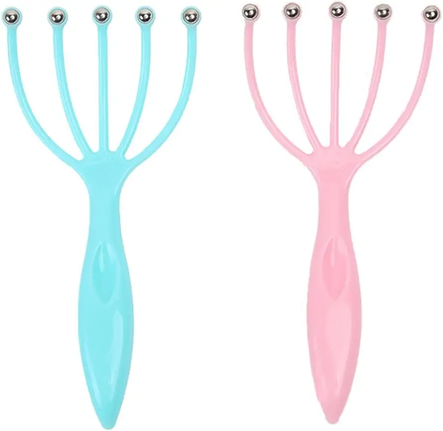Scalp Massager, Handheld Head Massager for Deep Relaxation, Stress Relief, Pink+Blue 2-Pack
Scalp Massager, Handheld Head Massager for Deep Relaxation, Stress Relief, Pink+Blue 2-Pack