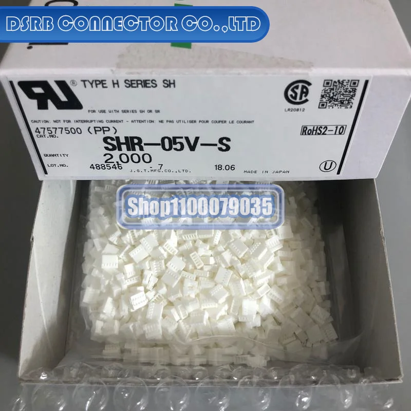100 шт./лот SHR-05V-S пластиковый корпус 5P 1,0 мм ширина ножек 100% новый и оригинальный
100 шт./лот SHR-05V-S пластиковый корпус 5P 1,0 мм ширина ножек 100% новый и оригинальный