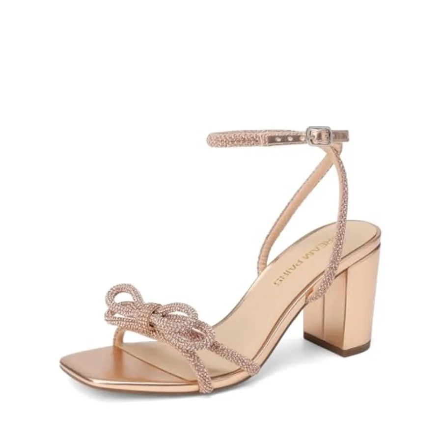 DREAM PAIRS Women's Bow Knot Chunky Block Heels Square Toe Slingback with Ankle Buckle Fashion Sandals Comfortable Dress Shoes
DREAM PAIRS Women's Bow Knot Chunky Block Heels Square Toe Slingback with Ankle Buckle Fashion Sandals Comfortable Dress Shoes
