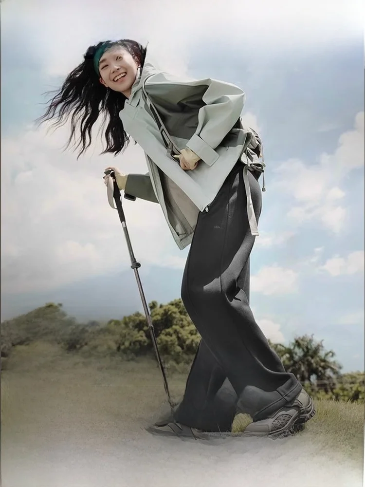 Bananain Fce Lined Wide Leg Pants Women's Autumn Winter Drapey Sweatpants Loose Skin Friendly Glutinous Rice Pants Anti St...
Bananain Fce Lined Wide Leg Pants Women's Autumn Winter Drapey Sweatpants Loose Skin Friendly Glutinous Rice Pants Anti St...