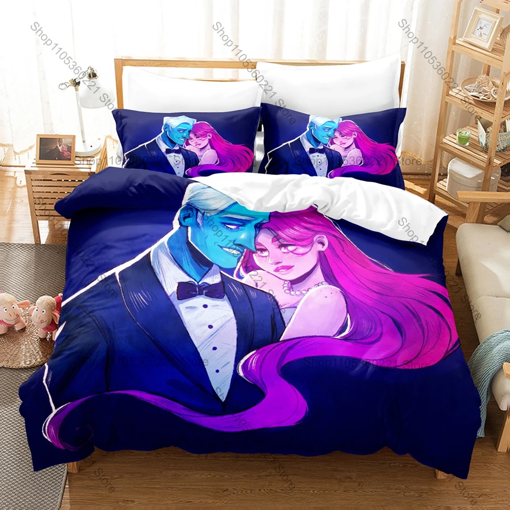 Romantic Hades Persephone Graphic Lore Olympus Webtoon Bedding Set Duvet Cover With 2 Pillowcases Girly Bedroom Decor
Romantic Hades Persephone Graphic Lore Olympus Webtoon Bedding Set Duvet Cover With 2 Pillowcases Girly Bedroom Decor