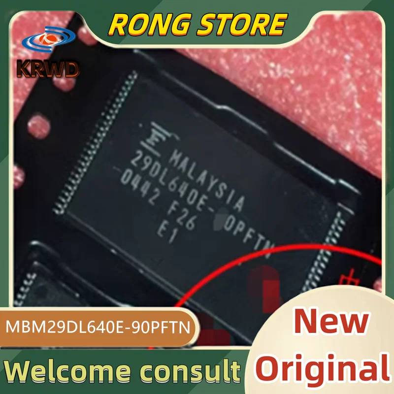 4PCS 29DL640E-90PFTN New and original MBM29DL640E-90PFTN MBM29DL640E TSOP48 
4PCS 29DL640E-90PFTN New and original MBM29DL640E-90PFTN MBM29DL640E TSOP48