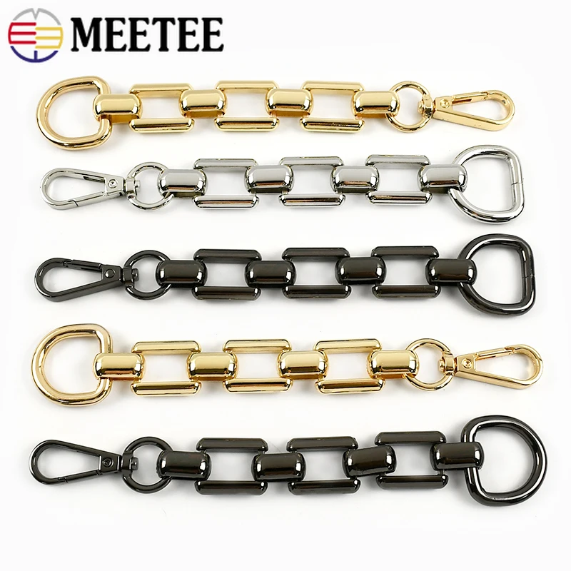 2/5Pcs Meetee 18cm Metal Bag Strap Extension Chain Lobster Adjuster Buckle DIY Purse Webbing Connector Hook Replace Accessories
2/5Pcs Meetee 18cm Metal Bag Strap Extension Chain Lobster Adjuster Buckle DIY Purse Webbing Connector Hook Replace Accessories