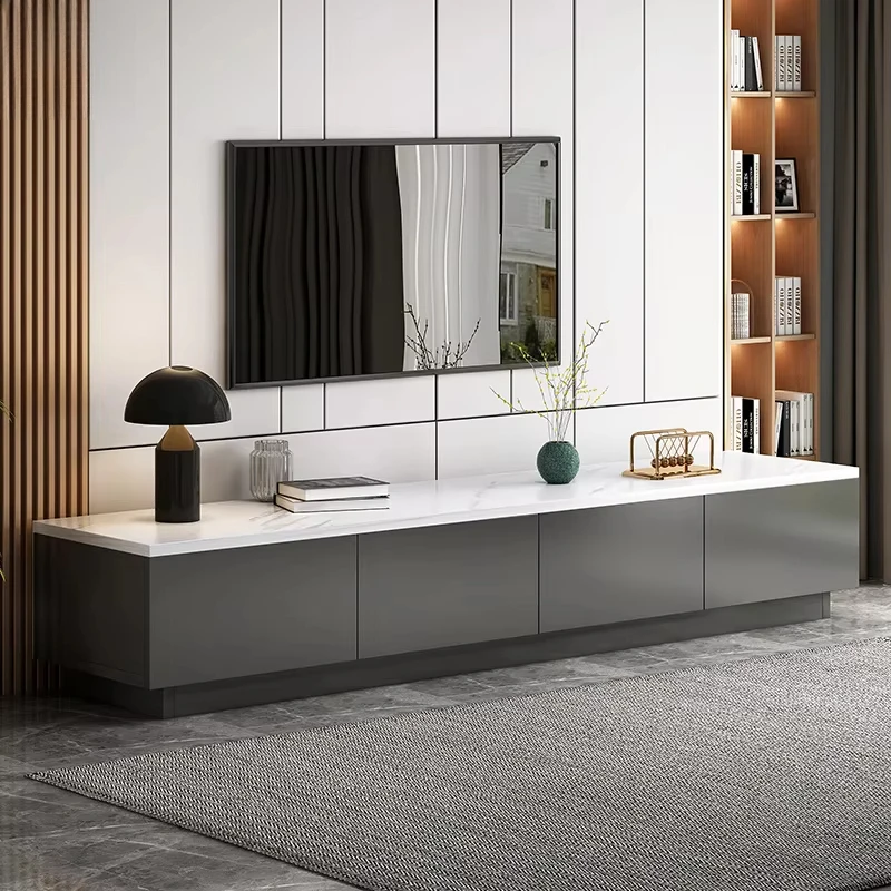 Moderner минимаisti Fag TV-Schrank aus weißem Marmor und hölzernesxtacherregal Elegante Paarung для Wohnzimmer имущеbel 
Moderner минимаisti Fag TV-Schrank aus weißem Marmor und hölzernesxtacherregal Elegante Paarung для Wohnzimmer имущеbel