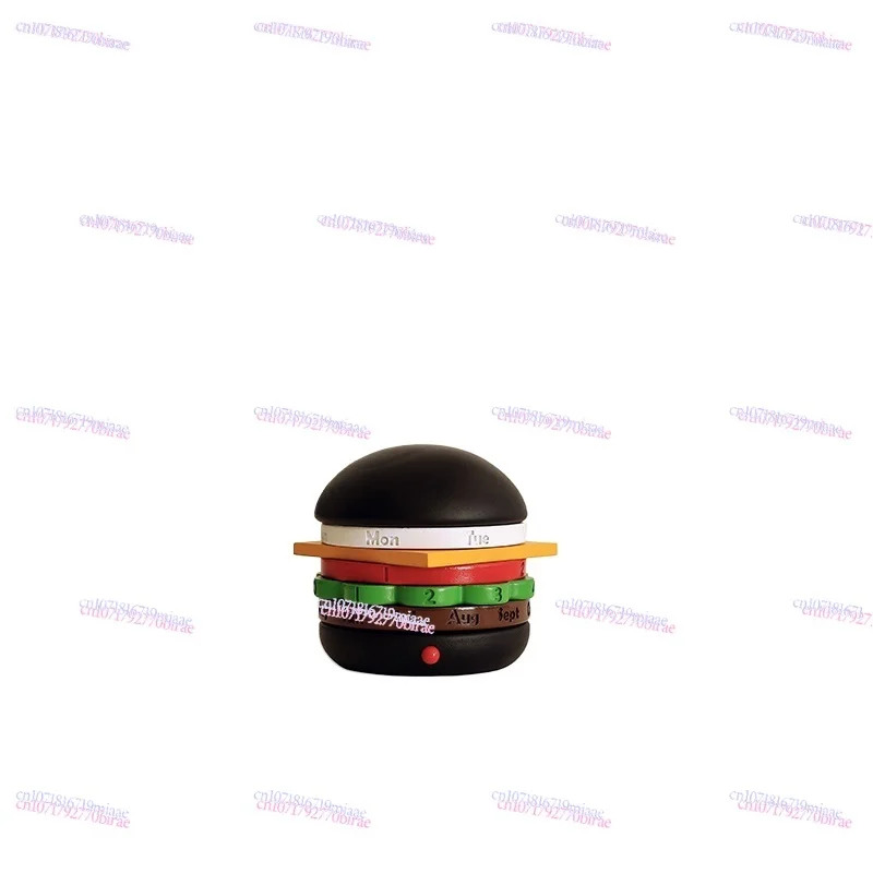 Creative burger perpetual calendar, rotatable calendar, bedroom desktop decoration ornament
Creative burger perpetual calendar, rotatable calendar, bedroom desktop decoration ornament