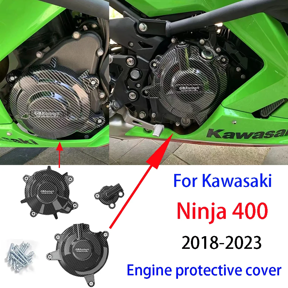 Motorcycle Engine protective cover for Kawasaki Ninja 400 2018-2023 Z400 2019-2023 carbon fiber printing
Motorcycle Engine protective cover for Kawasaki Ninja 400 2018-2023 Z400 2019-2023 carbon fiber printing