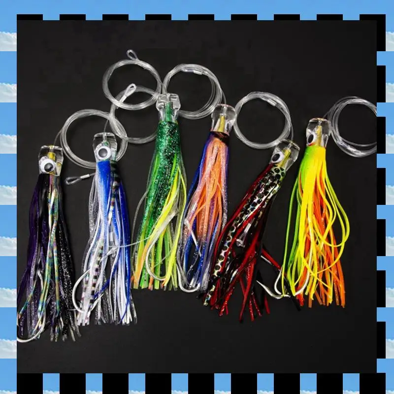 ABME 2 Set Of 12Pcs 6.5Inch Trolling Skirt Lures Marlin Tuna Big Game Octopus Fishing Lures Ocean Boat Trolling Fishing Lures
ABME 2 Set Of 12Pcs 6.5Inch Trolling Skirt Lures Marlin Tuna Big Game Octopus Fishing Lures Ocean Boat Trolling Fishing Lures