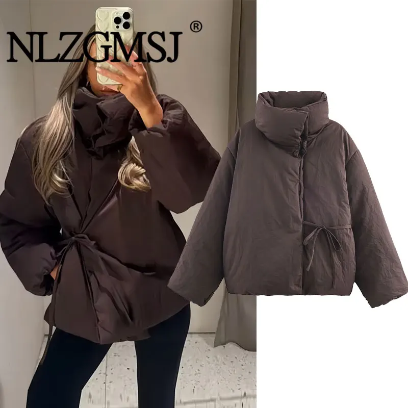 Nlzgmsj 2025 Winter Vintage Loose Women Jacket Lace-Up Stand Collar Long Sleeve Casual Street warm Parka Outerwear Y2k
Nlzgmsj 2025 Winter Vintage Loose Women Jacket Lace-Up Stand Collar Long Sleeve Casual Street warm Parka Outerwear Y2k