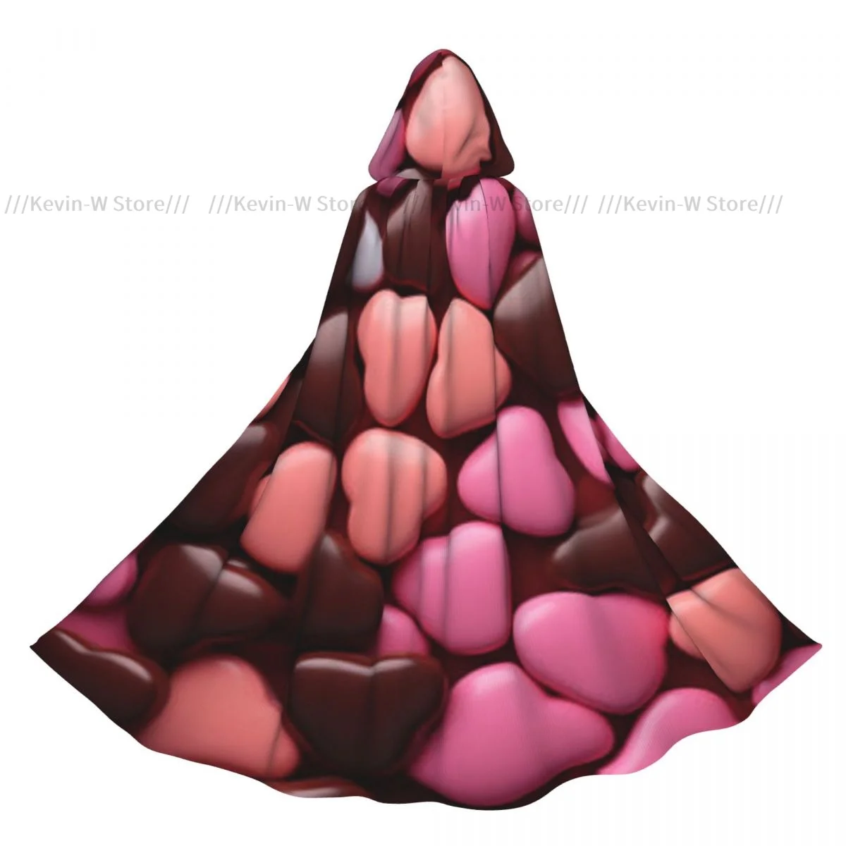 Adult Cloak Cape Hooded Heart Shaped Chocolate Medieval Costume Witch Wicca Vampire Elf Purim Carnival Party
Adult Cloak Cape Hooded Heart Shaped Chocolate Medieval Costume Witch Wicca Vampire Elf Purim Carnival Party