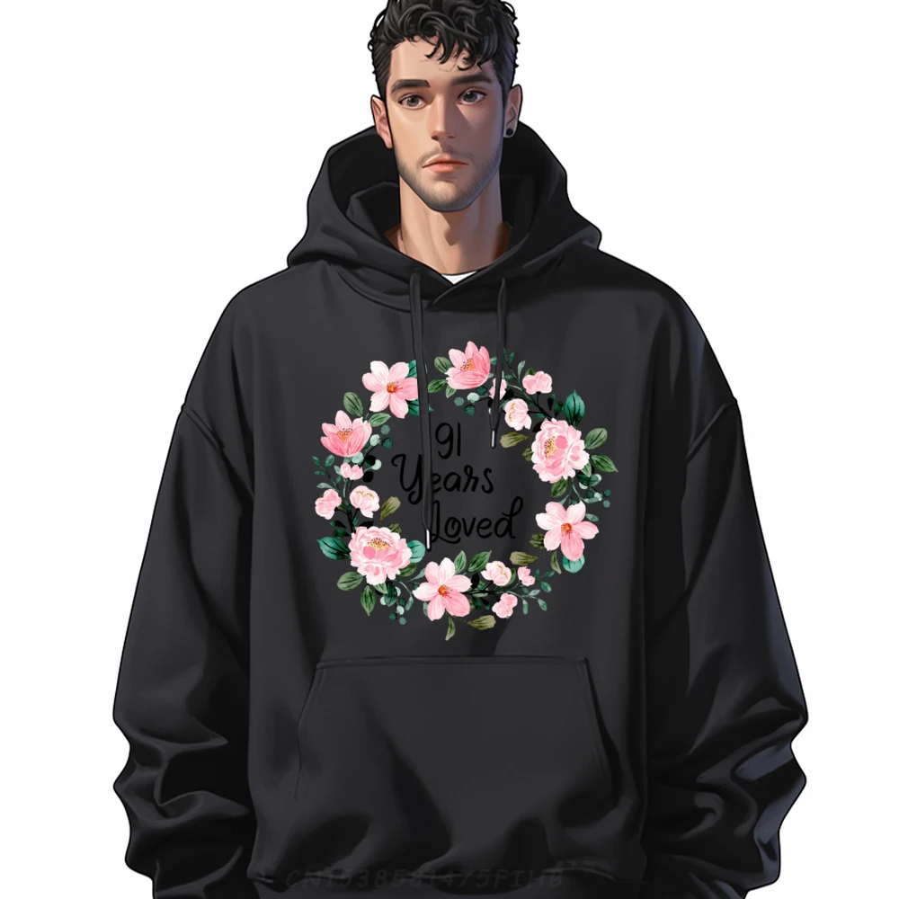 91 Years Loved Men 91 Years Old Floral 91st Birthday Graphic Sweatshirts Men Polyester Fiber Mens Men's Clothing Tops Hoodies
91 Years Loved Men 91 Years Old Floral 91st Birthday Graphic Sweatshirts Men Polyester Fiber Mens Men's Clothing Tops Hoodies