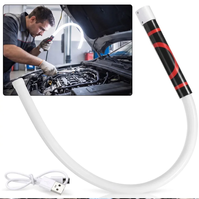 1Pc Flexible Bendable Multi-Function LED Light Strip Handheld Flashlight Working Lamp for Automobile Repair Outdoor Workshop Use
1Pc Flexible Bendable Multi-Function LED Light Strip Handheld Flashlight Working Lamp for Automobile Repair Outdoor Workshop Use