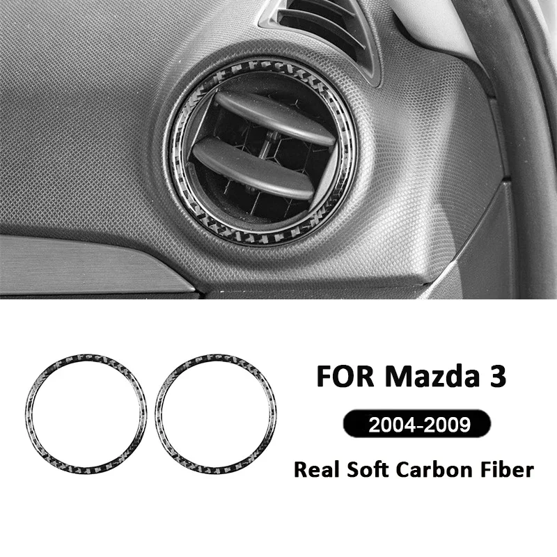 For Mazda 3 2004-2009 Accessories Carbon Fiber Car Instrument Panel Left Right Air Outlet Vent Ring Frame Decoration Sticker
For Mazda 3 2004-2009 Accessories Carbon Fiber Car Instrument Panel Left Right Air Outlet Vent Ring Frame Decoration Sticker