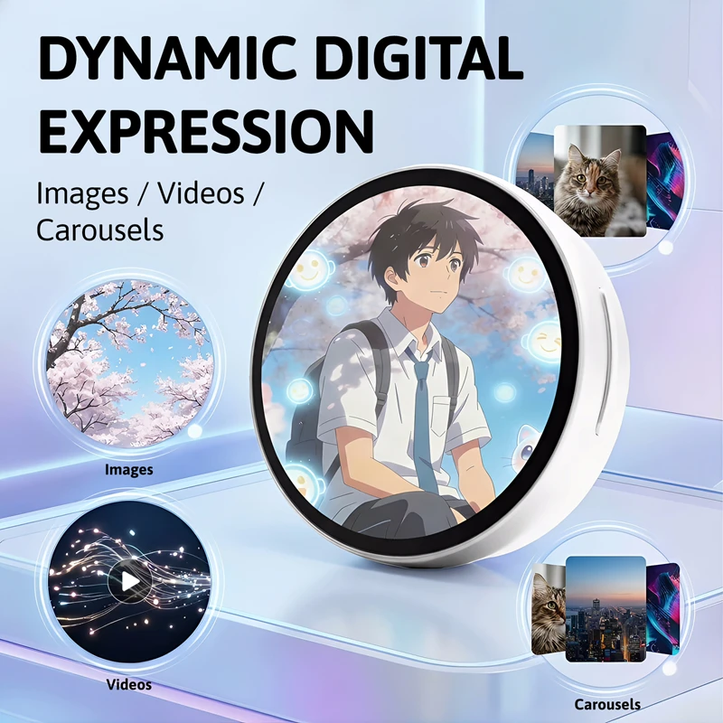 Cartoon Round Anime E-Badge Pin LED Display Cyberpunk Dynamic Anime Brooches Custom Funny Badge Backpack Accessories 2026
Cartoon Round Anime E-Badge Pin LED Display Cyberpunk Dynamic Anime Brooches Custom Funny Badge Backpack Accessories 2026