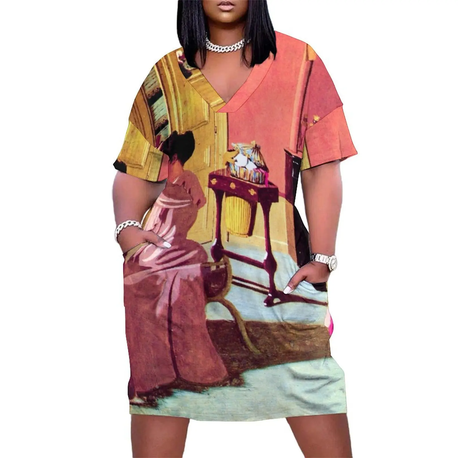 Felix Vallotton - Woman being capped (new color editing) Loose Pocket Dress Dress women Women's summer suit
Felix Vallotton - Woman being capped (new color editing) Loose Pocket Dress Dress women Women's summer suit
