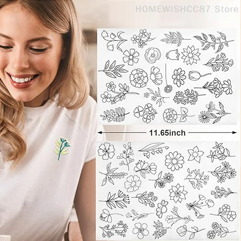 Water Soluble Stabilizer Handmade Embroidery Crafts Paper With Letters Animals Plants Patterns For Embroidery Sewing Supplies
Water Soluble Stabilizer Handmade Embroidery Crafts Paper With Letters Animals Plants Patterns For Embroidery Sewing Supplies