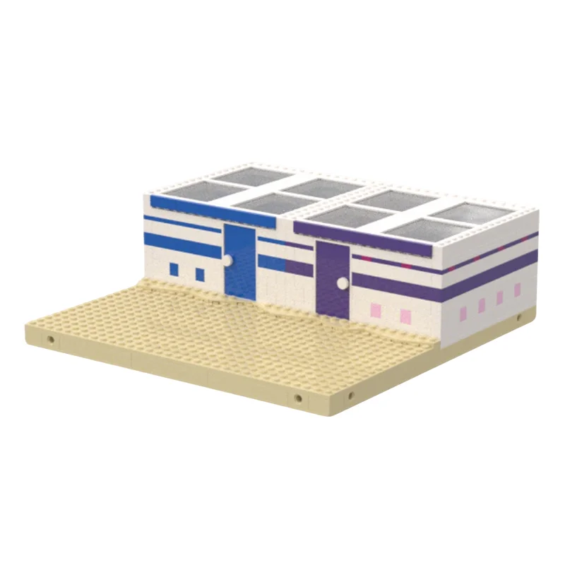 NEW 460PCS MOC Street View Beach Changing Rooms Model Custom Building Blocks Architecture DIY Assembly Display Gift Building Set
NEW 460PCS MOC Street View Beach Changing Rooms Model Custom Building Blocks Architecture DIY Assembly Display Gift Building Set