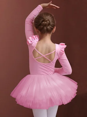 Балетное платье-пачка BIBIHOU для девочек, профессиональный гимнастический купальник с рюшами и длинными рукавами для танцев, тренировочный балетный костюм для балерины
Балетное платье-пачка BIBIHOU для девочек, профессиональный гимнастический купальник с рюшами и длинными рукавами для танцев, тренировочный балетный костюм для балерины