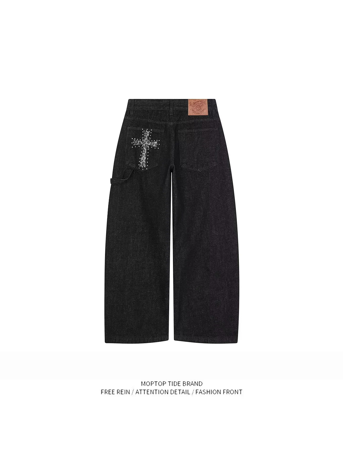 Leopard Print Patchwork Wide Leg Jeans Crossbody Knife Design Original Cowhide Leather Youth Fashion Streetwear Casual Jeans
Leopard Print Patchwork Wide Leg Jeans Crossbody Knife Design Original Cowhide Leather Youth Fashion Streetwear Casual Jeans